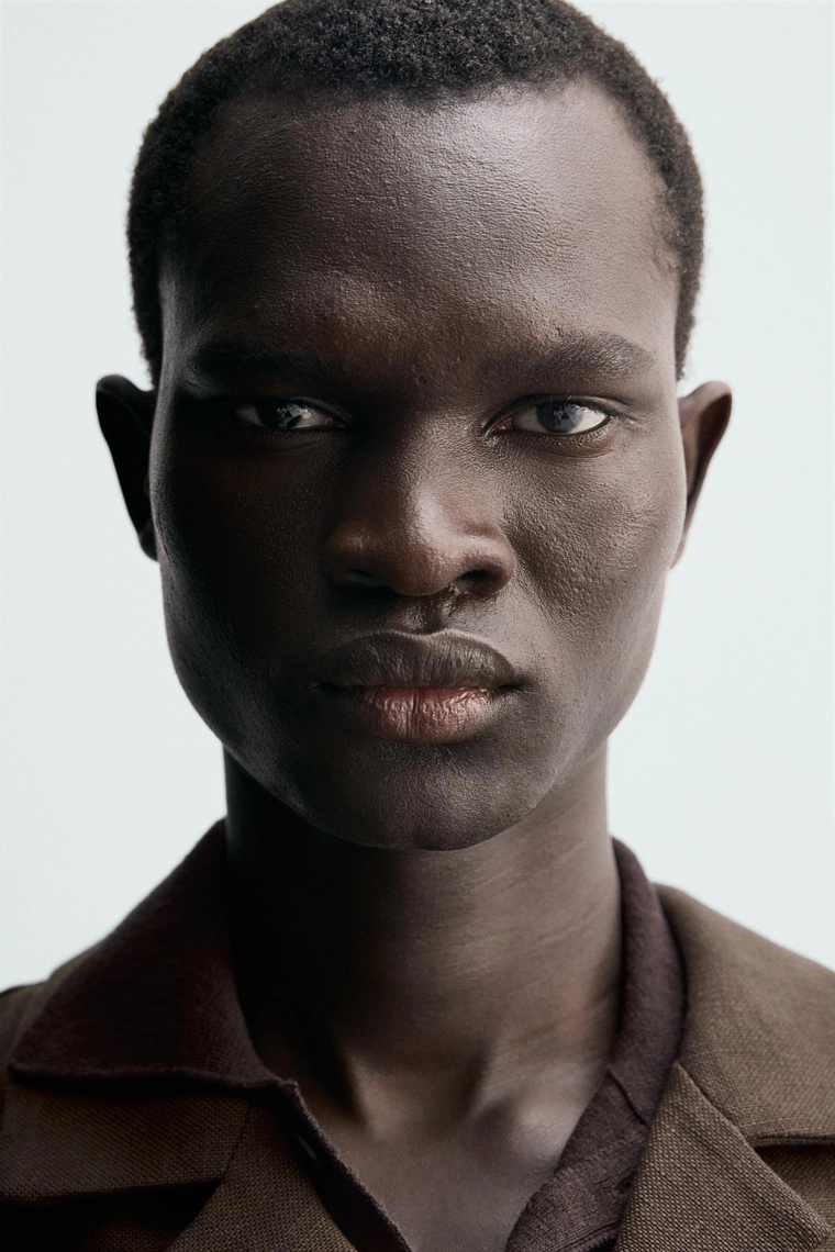 Рубашка прямого кроя из текстурированной ткани