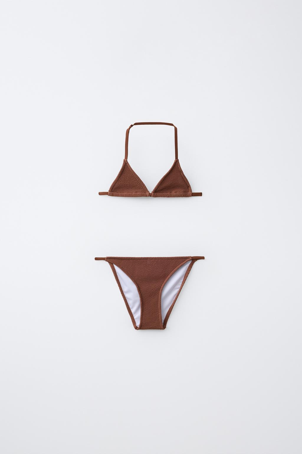 6-14 ЛЕТ/БИКИНИ-ТРЕУГОЛЬНИК В РУБЧИК