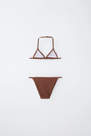 6-14 лет/бикини-треугольник в рубчик- Заказать в России