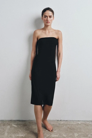 Платье-бандо на подкладке