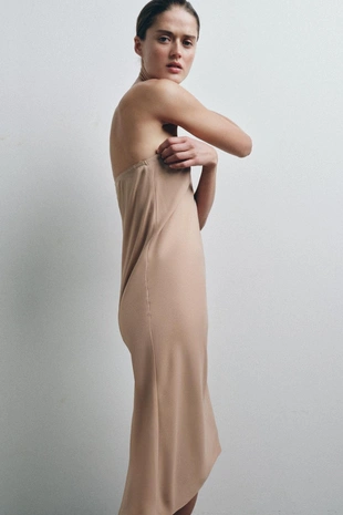 Платье-бандо на подкладке- Заказать в России