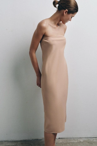 Платье-бандо на подкладке- Заказать в России