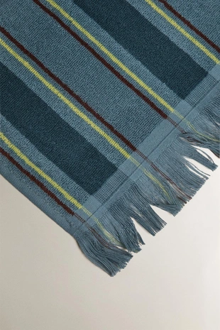 Детское полосатое хлопковое пляжное полотенце- Заказать в России