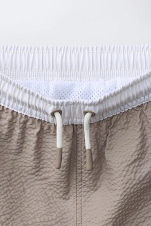 6-14 лет/плавки-бермуды с нашивкой- Заказать в России