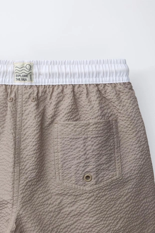 6-14 лет/плавки-бермуды с нашивкой- Заказать в России