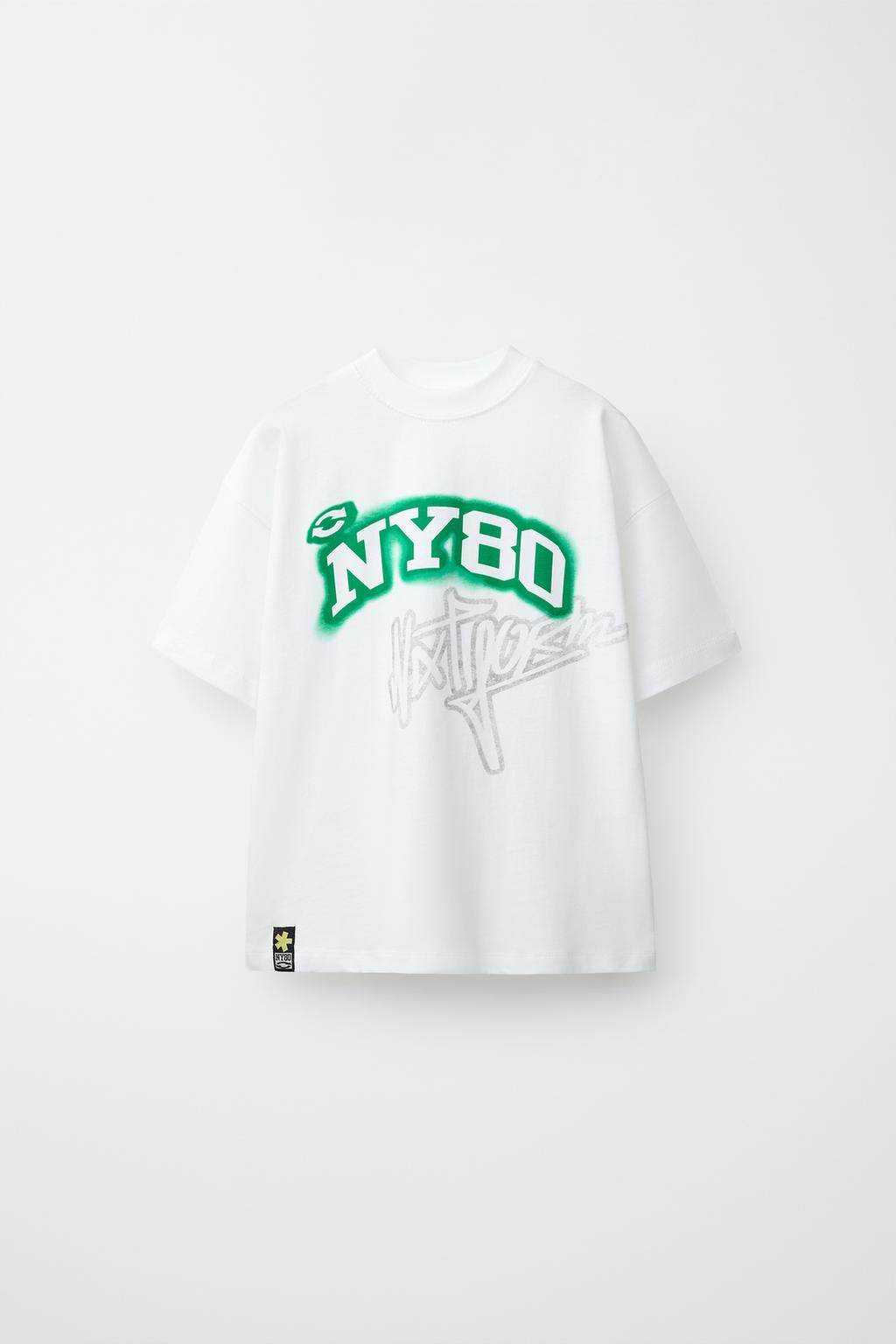 ФУТБОЛКА С ПРИНТОМ ГРАФФИТИ