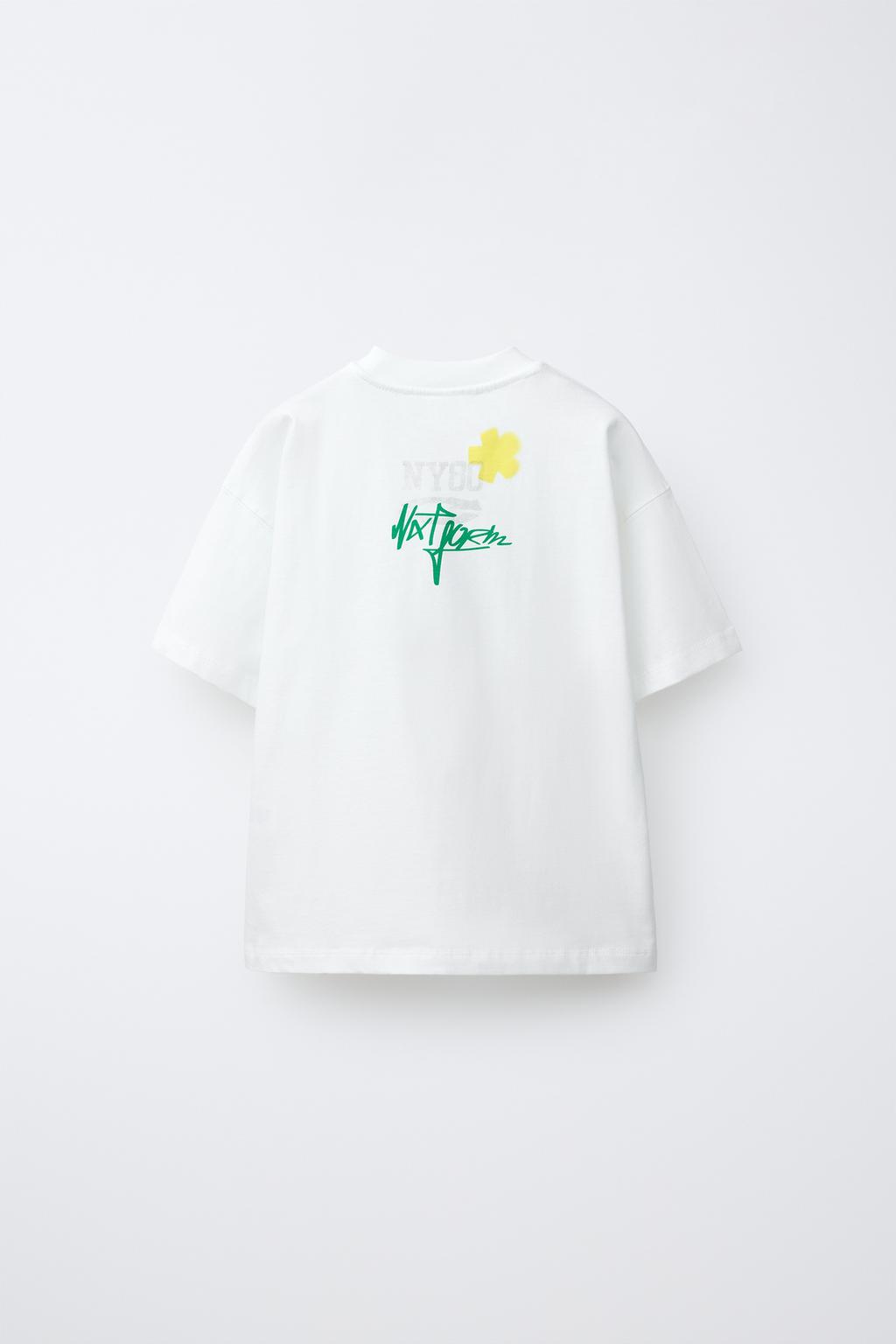 ФУТБОЛКА С ПРИНТОМ ГРАФФИТИ