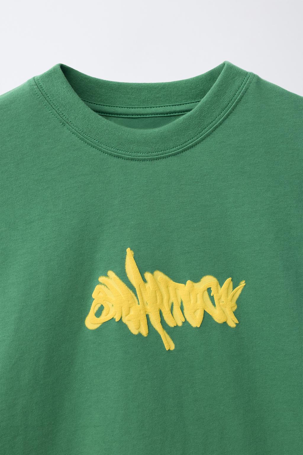 ФУТБОЛКА С ПРИНТОМ ГРАФФИТИ