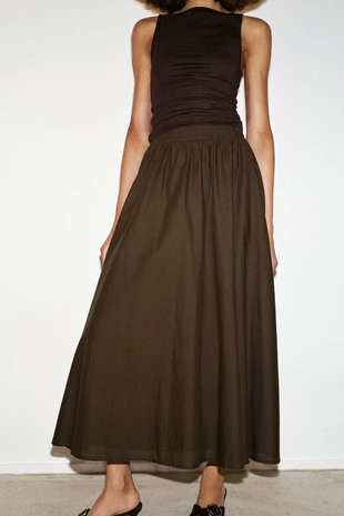 Юбка-накидка миди- Заказать в России