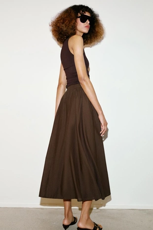 Юбка-накидка миди- Заказать в России