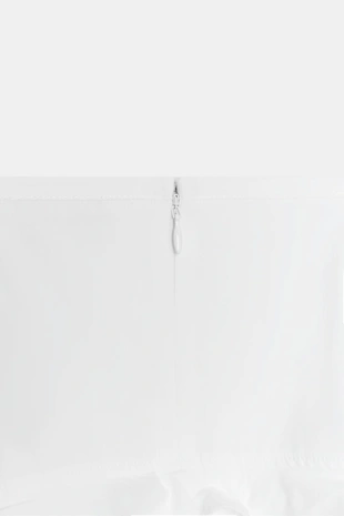 Комбинированная юбка с воланами- Заказать в России