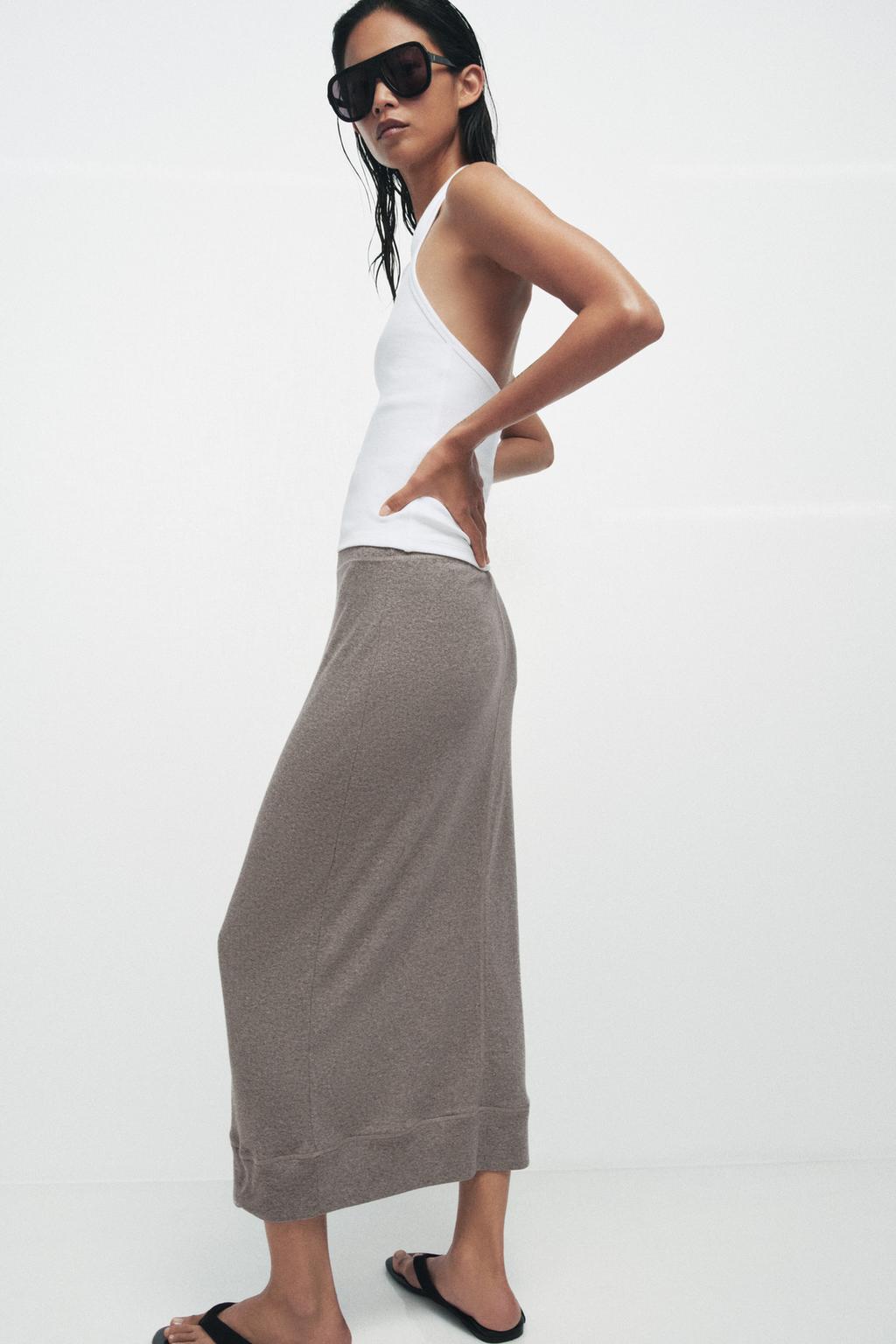 СВОБОДНАЯ ЮБКА МИДИ