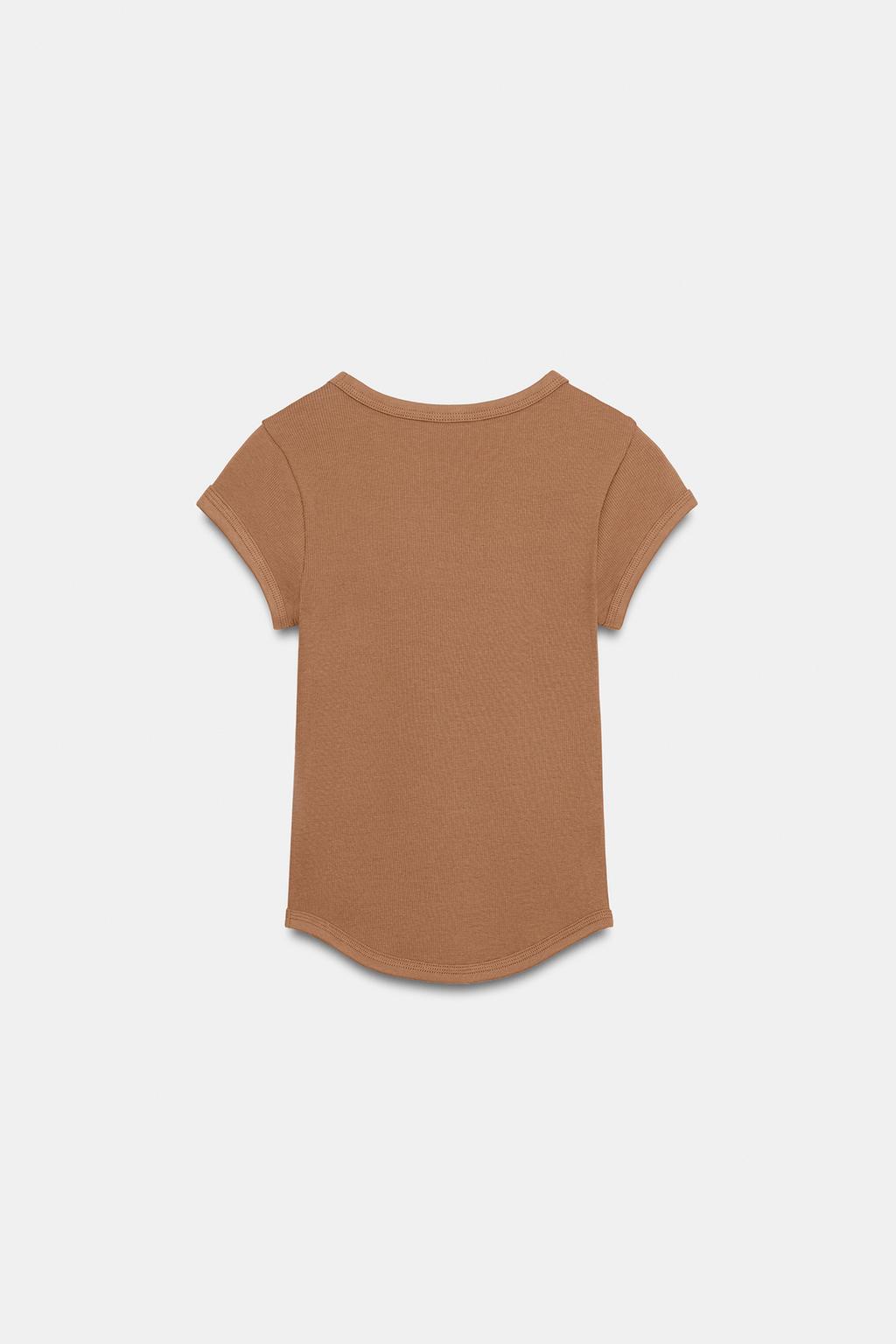 ФУТБОЛКА В РУБЧИК С КОРОТКИМИ РУКАВАМИ