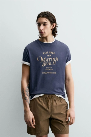 Футболка с графическим принтом- Заказать в России