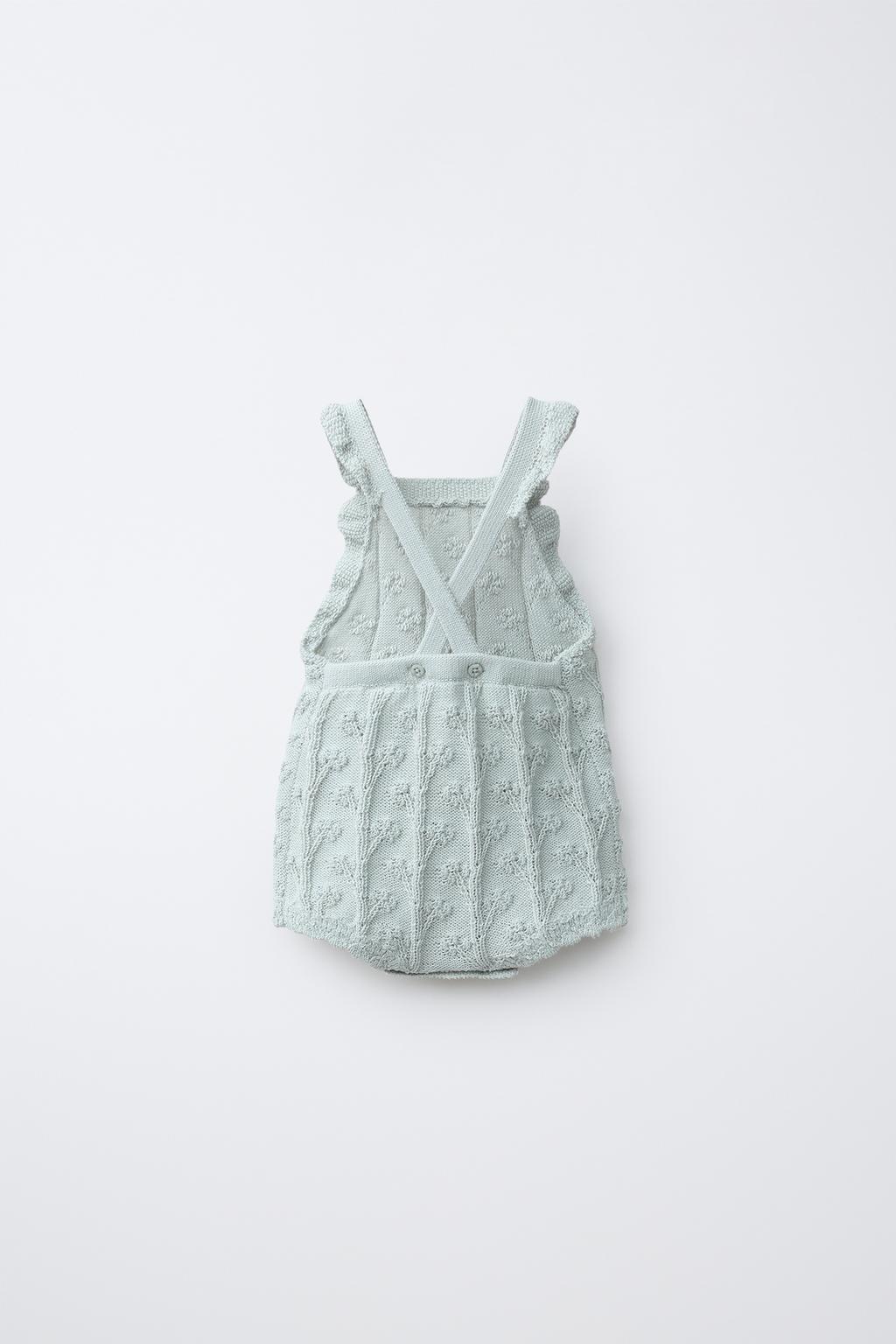 ВЯЗАНЫЙ КОМБИНЕЗОН ИЗ СМЕСОВОГО ЛЬНА