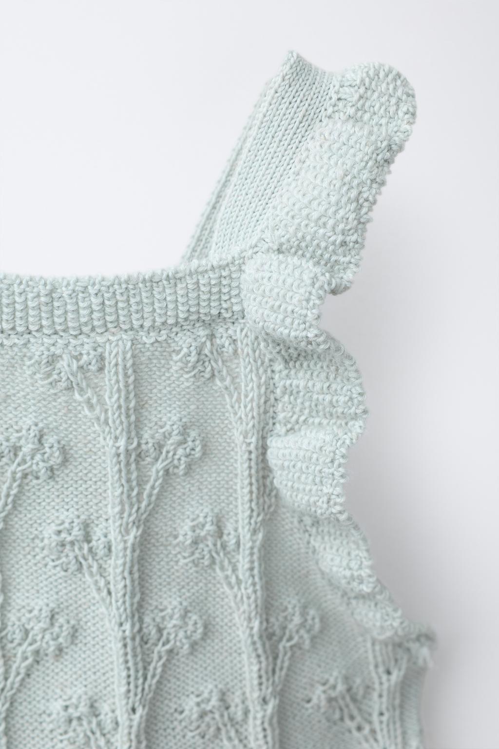 ВЯЗАНЫЙ КОМБИНЕЗОН ИЗ СМЕСОВОГО ЛЬНА