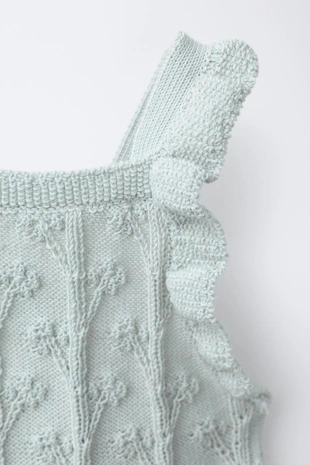 Вязаный комбинезон из смесового льна- Заказать в России