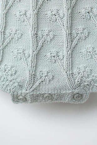 Вязаный комбинезон из смесового льна- Заказать в России