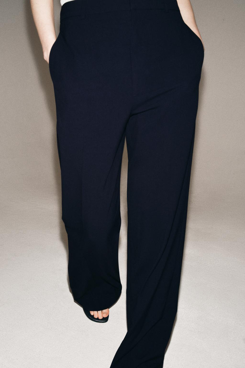 БРЮКИ С ВЫСОКОЙ ПОСАДКОЙ — коллекция Zara «ZW»