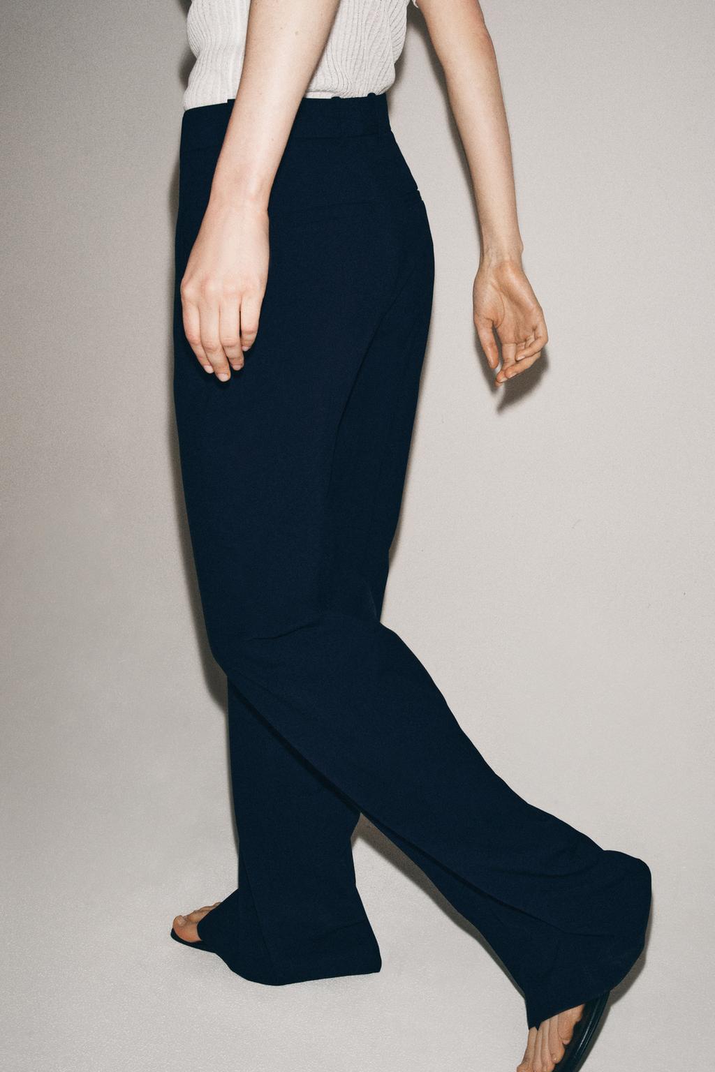 БРЮКИ С ВЫСОКОЙ ПОСАДКОЙ — коллекция Zara «ZW»