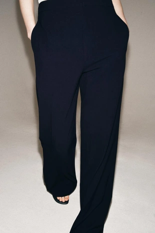 Брюки с высокой посадкой — коллекция Zara «Zw»- Заказать в России