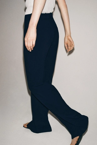 Брюки с высокой посадкой — коллекция Zara «Zw»- Заказать в России