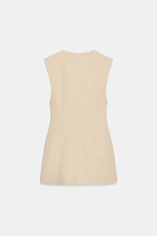 Полосатое короткое платье- Заказать в России