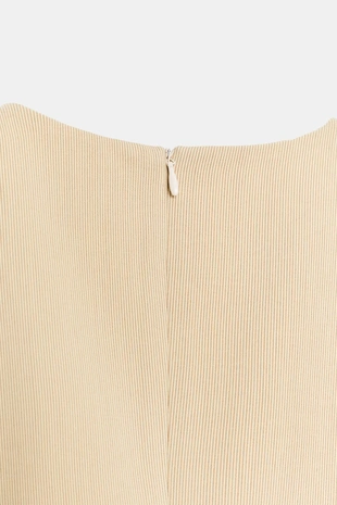 Полосатое короткое платье- Заказать в России