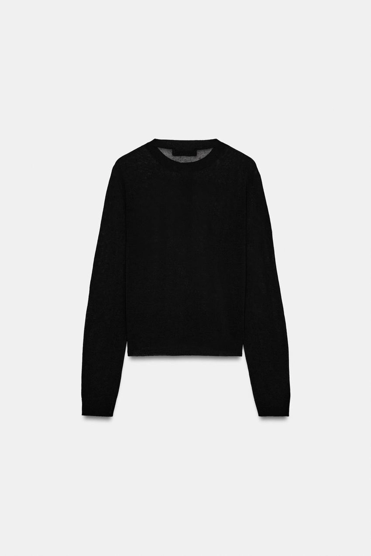 Вязаный джемпер henley