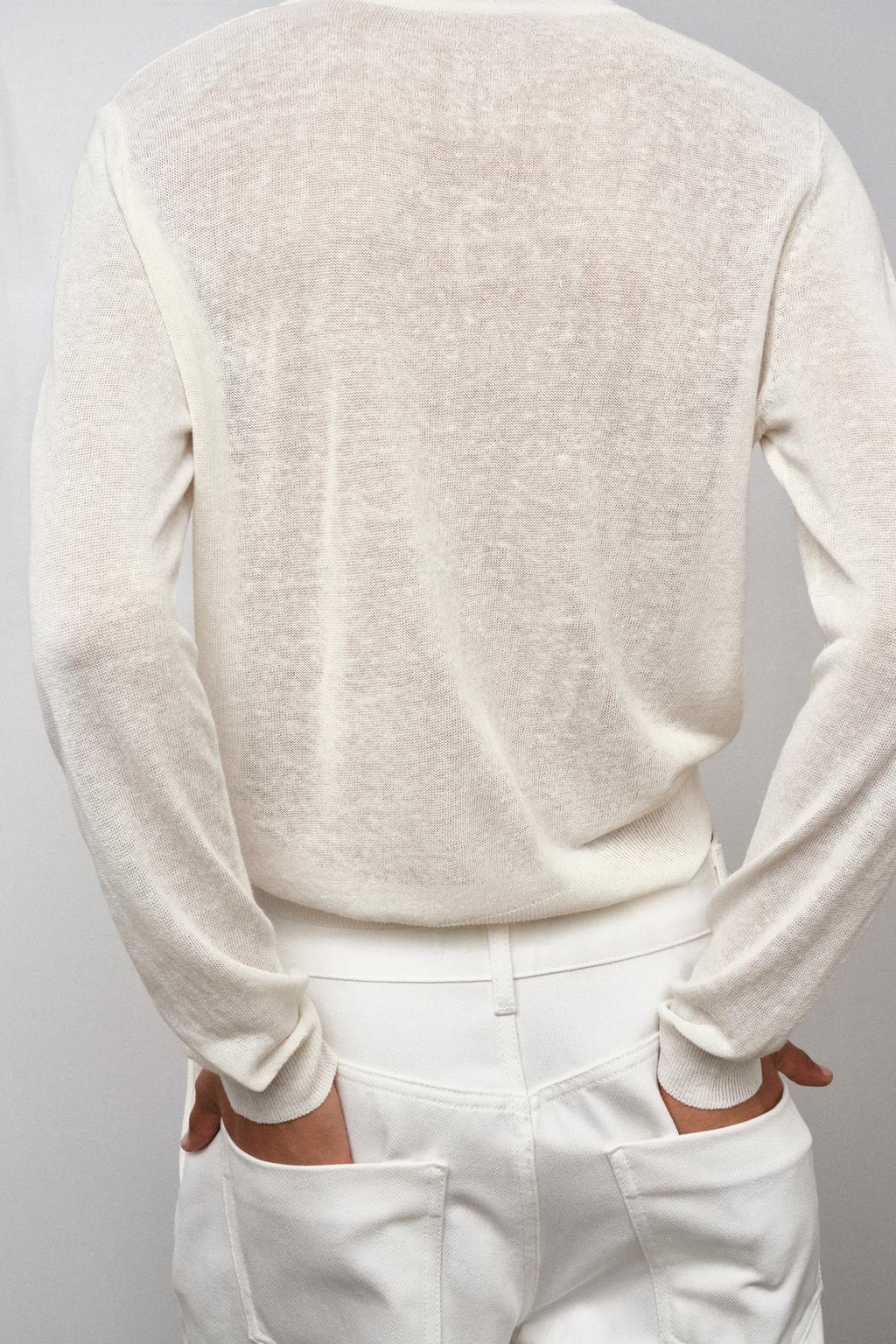 ДЖЕМПЕР С КРУГЛЫМ ВЫРЕЗОМ