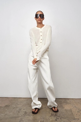 Джемпер с круглым вырезом- Заказать в России