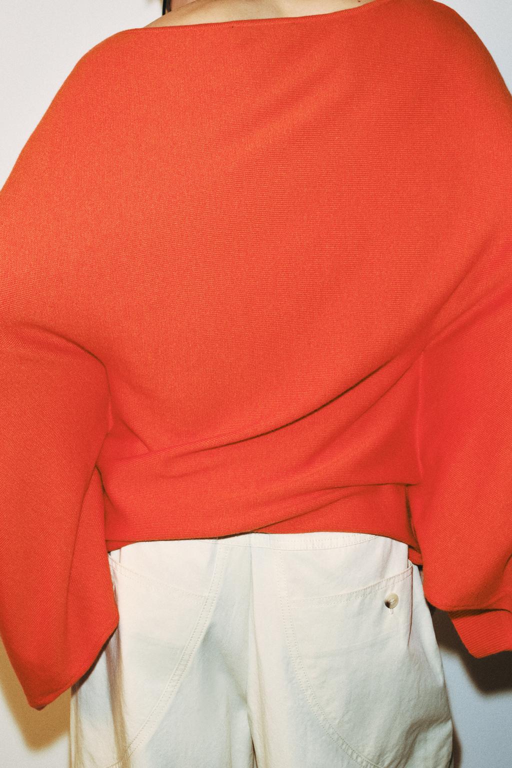 СВИТЕР С РУКАВАМИ «ЛЕТУЧАЯ МЫШЬ»