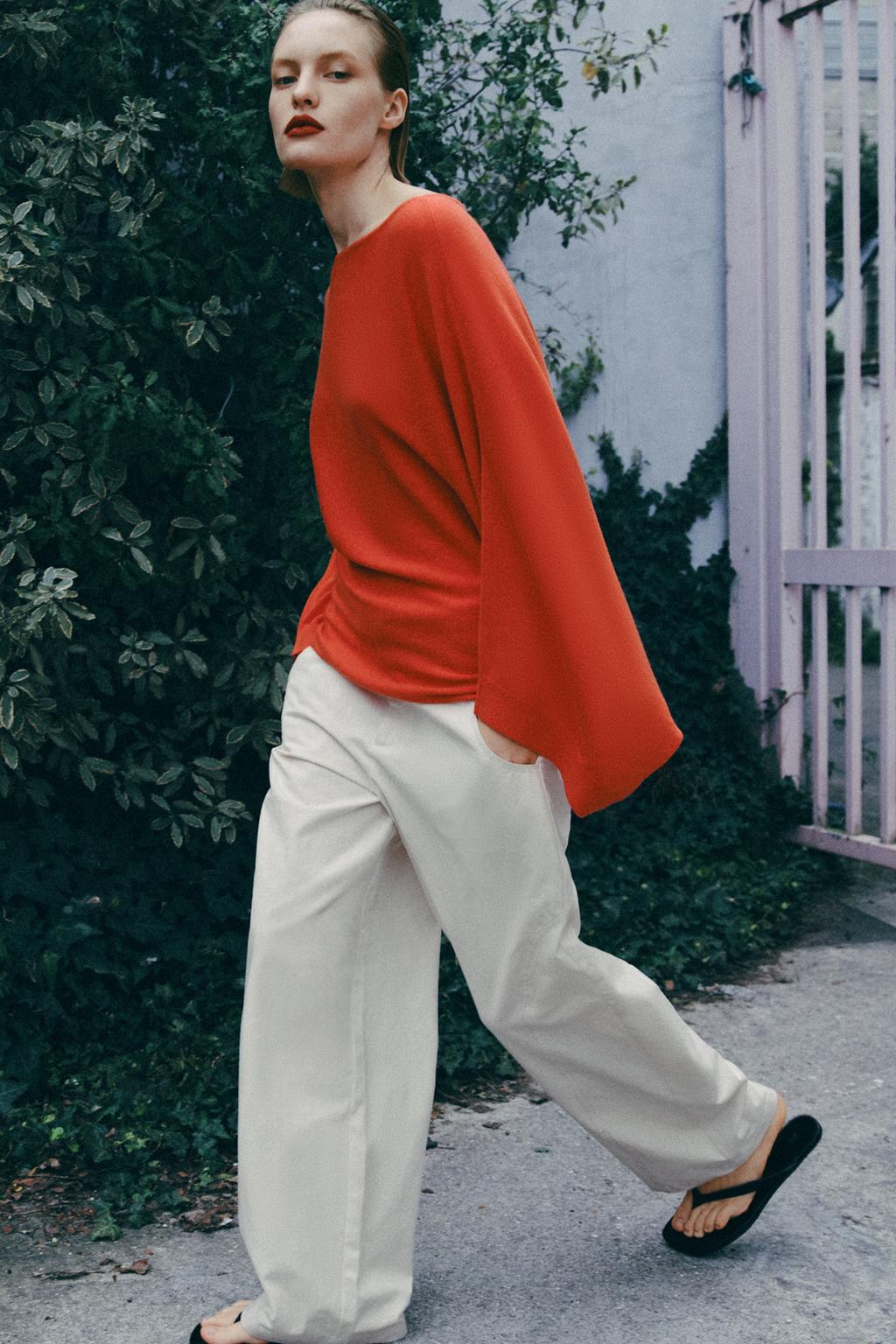 СВИТЕР С РУКАВАМИ «ЛЕТУЧАЯ МЫШЬ»