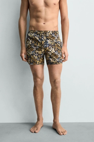 Плавки с цветочным принтом- Заказать в России