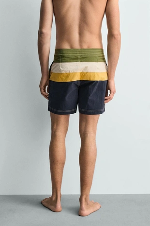 Длинные плавки с полосами- Заказать в России