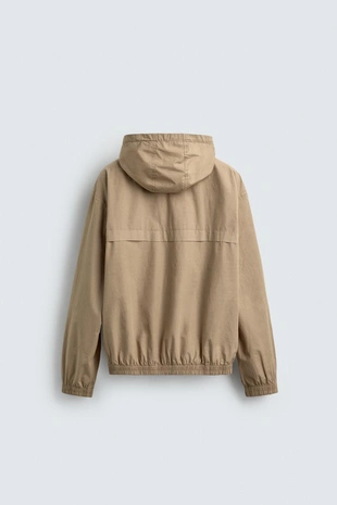 Куртка кенгуру свободного кроя с капюшоном- Заказать в России