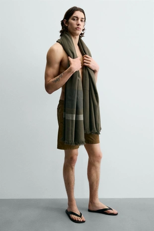 Пляжное полотенце в полоску- Заказать в России