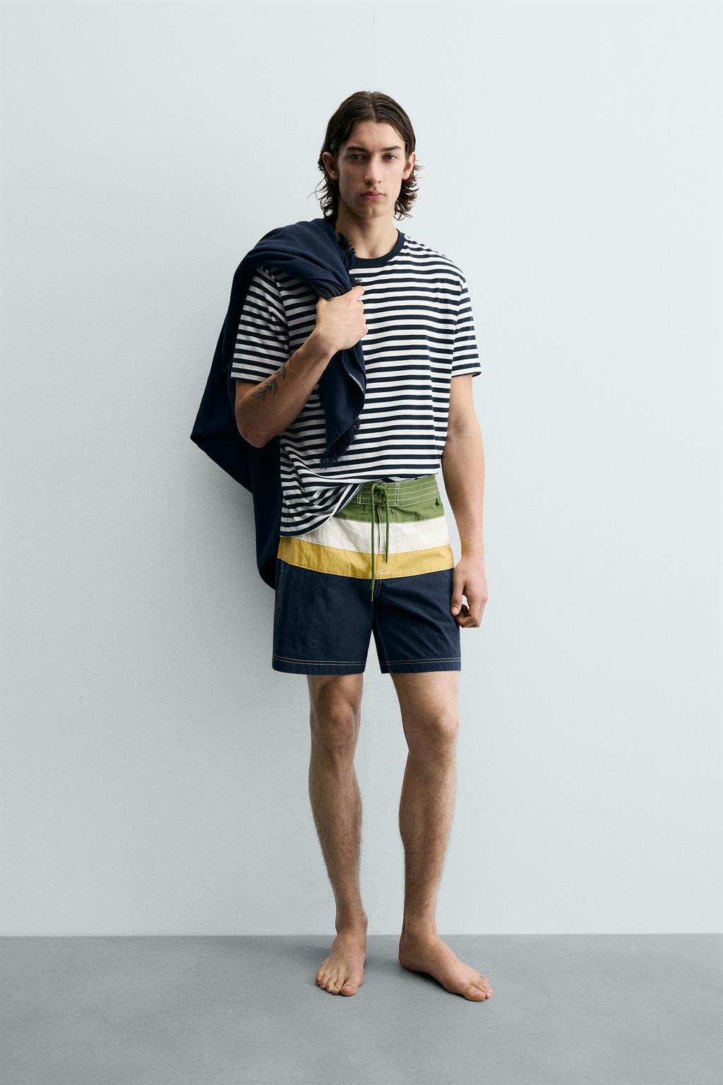 ПЛЯЖНОЕ ПОЛОТЕНЦЕ В ПОЛОСКУ