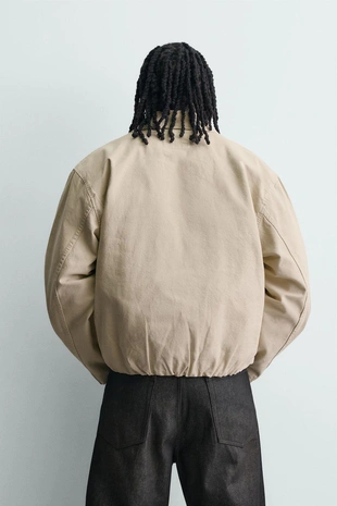 Укороченная куртка с застежками-клыками- Заказать в России