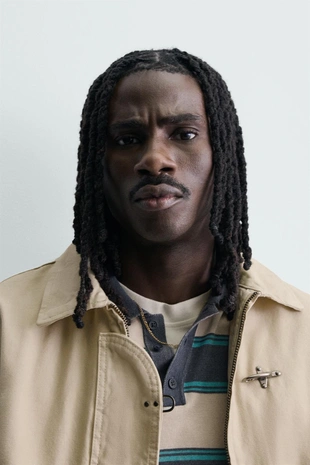 Укороченная куртка с застежками-клыками- Заказать в России