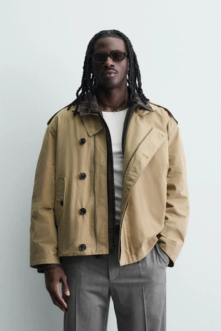 Укороченный тренч - Заказать в России