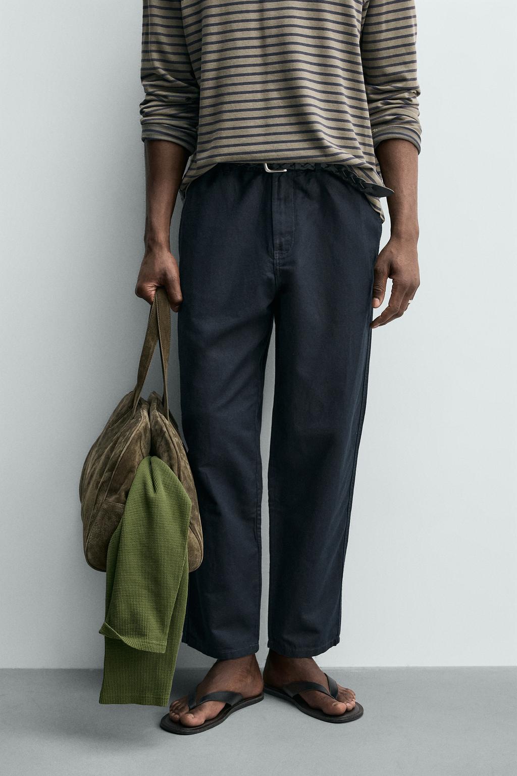 СВОБОДНЫЕ БРЮКИ ПРЯМОГО КРОЯ