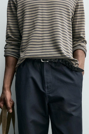 Свободные брюки прямого кроя- Заказать в России