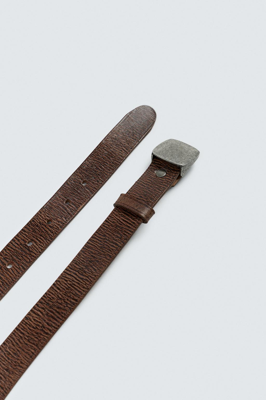 РЕМЕНЬ С МЕТАЛЛИЧЕСКОЙ ПЛАСТИНОЙ