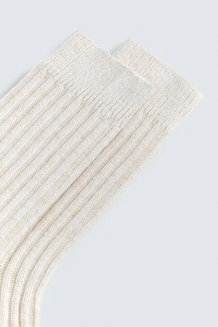 Носки с неравным рубчиком- Заказать в России