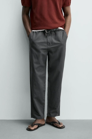 Свободные брюки прямого кроя- Заказать в России