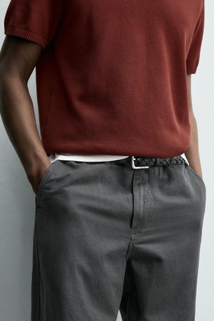 Свободные брюки прямого кроя- Заказать в России