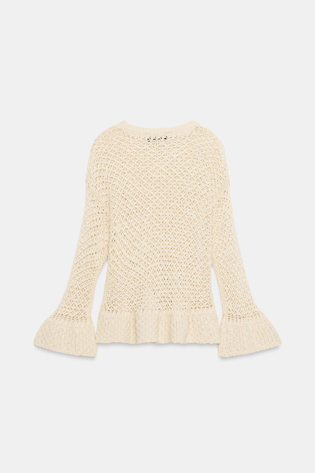 СВИТЕР С ВОЛАНАМИ