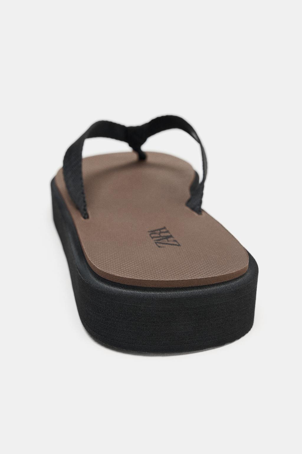 КОМБИНИРОВАННЫЕ САНДАЛИИ НА ПЛОСКОЙ ПОДОШВЕ