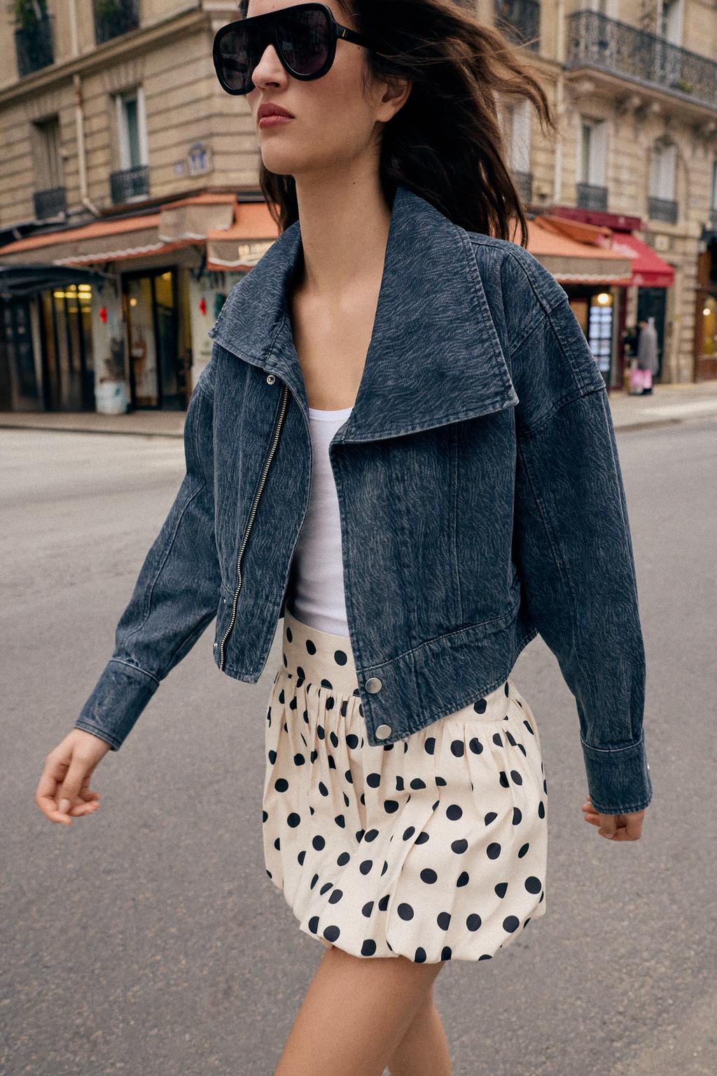 ЮБКА-ШОРТЫ-БАЛЛОН В ГОРОШЕК